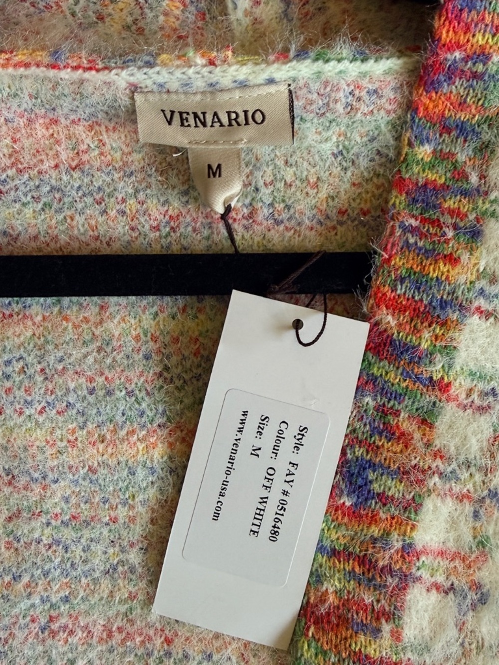 Ivory venario fringe fay long open sweater cardigan colorway art 2 wear rodeo BN - Picture 3 of 6